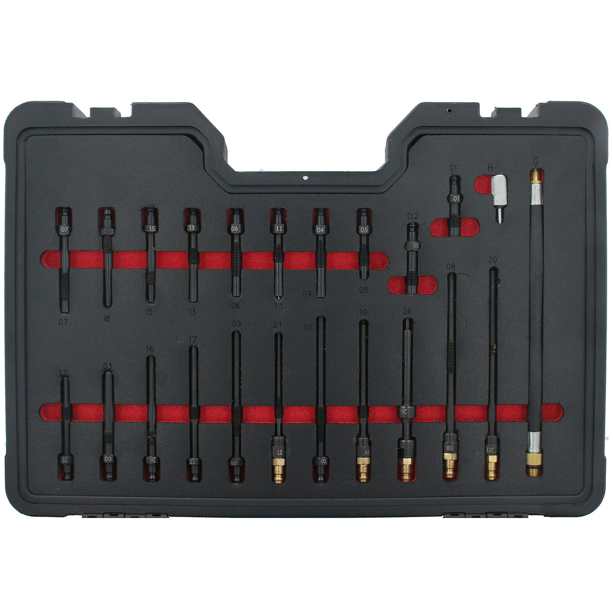 Kit de test de compression et de perte de pression pour moteurs à essence et diesel