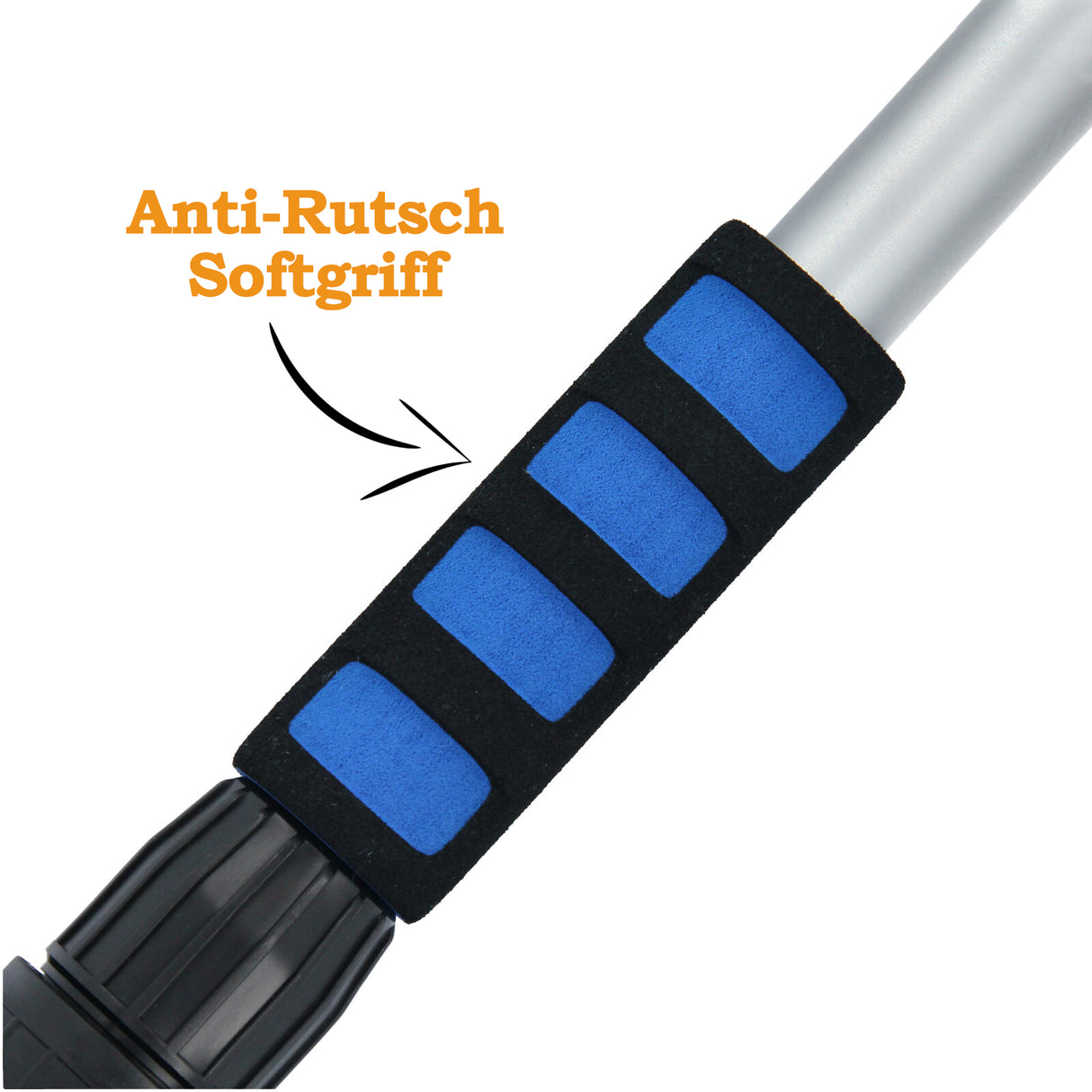 Brosse de lavage télescopique en aluminium 100 – 173 cm Brosse de lavage de voiture extensible pour camion