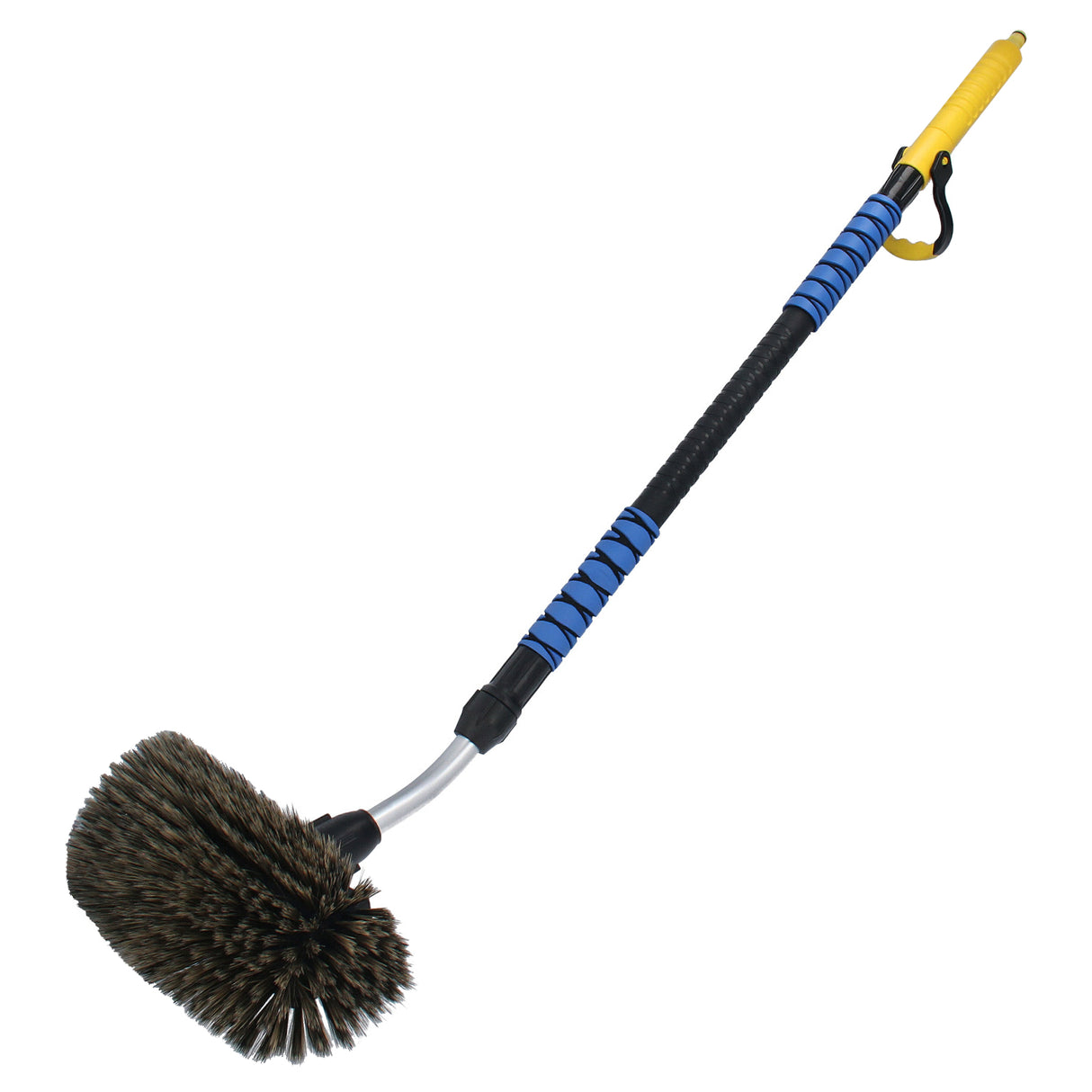 Brosse de lavage de voiture télescopique avec récipient à shampoing 115 - 175 cm pour voiture et camion