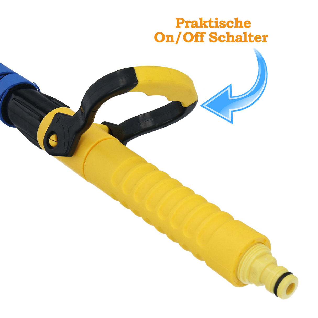 Brosse de lavage de voiture télescopique avec récipient à shampoing 115 - 175 cm pour voiture et camion