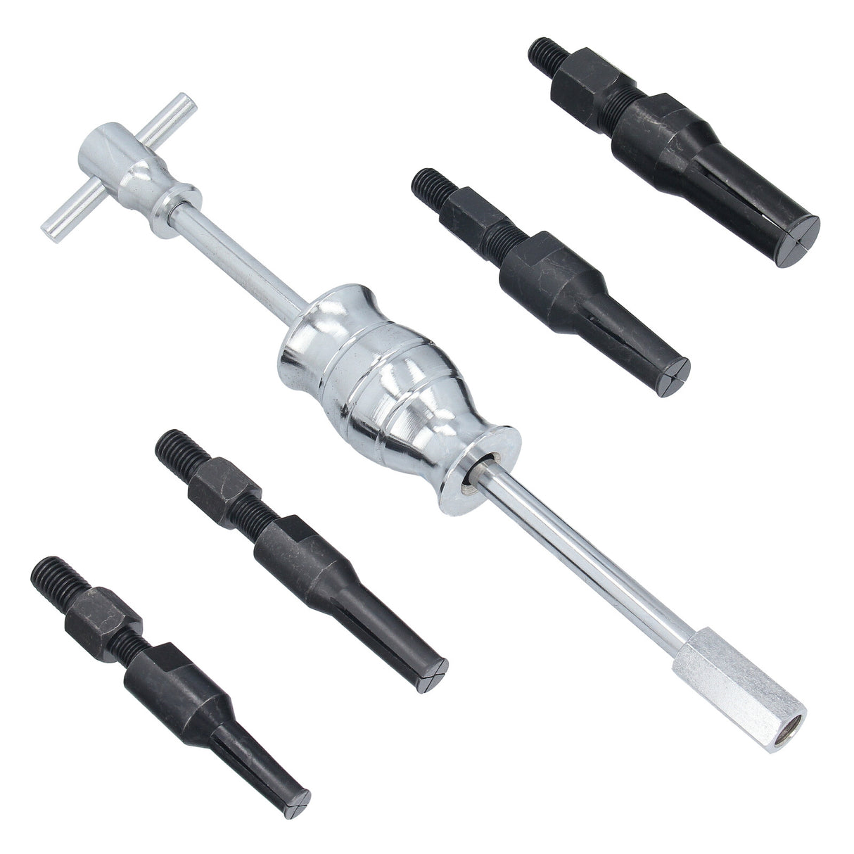Extracteur interne avec marteau coulissant, extracteur de roulement, roulement intérieur, ensemble professionnel de 5 pièces