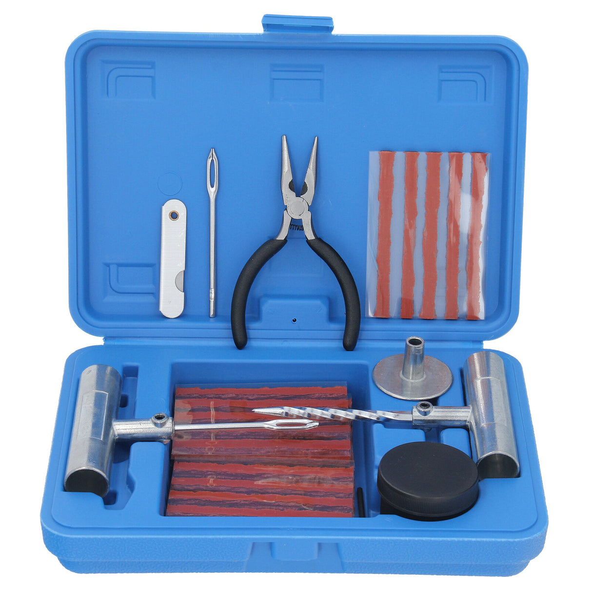 Kit de réparation de pneus Kit de réparation de pneus de voiture avec pince 47 pièces