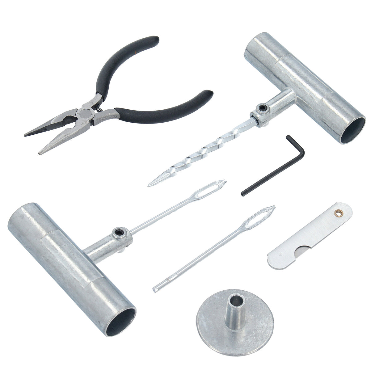 Kit de réparation de pneus Kit de réparation de pneus de voiture avec pince 47 pièces