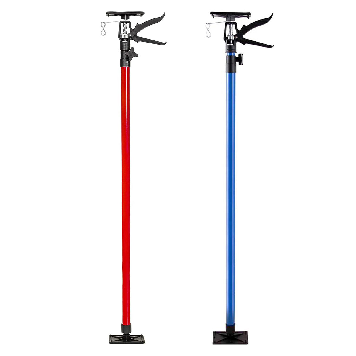 Support de montage support de plafond pince télescopique support à une main 115-290 cm jusqu'à 30 kg