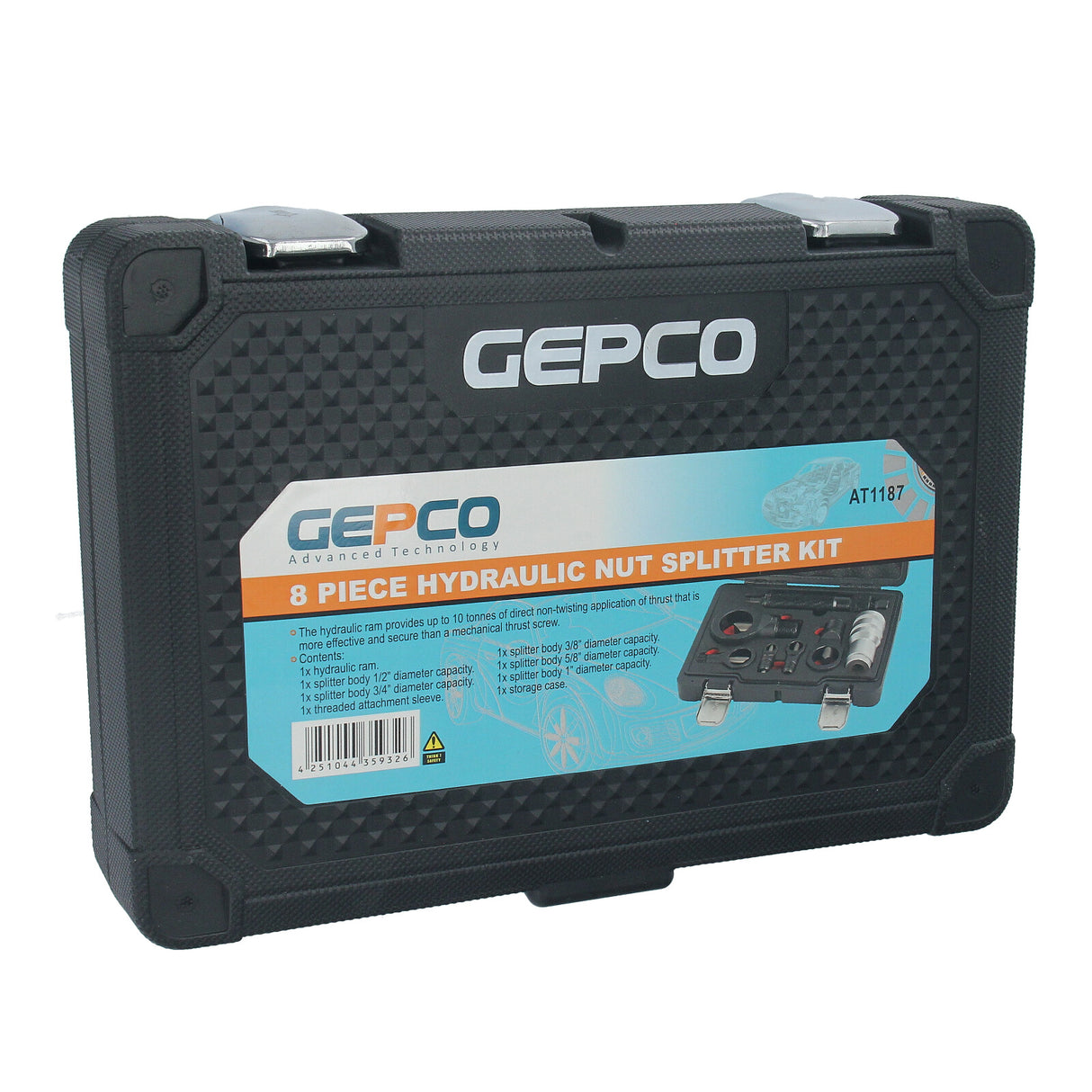 Ensemble de casse-écrous hydrauliques, outil d'extraction de démonte-écrous, 8 pièces