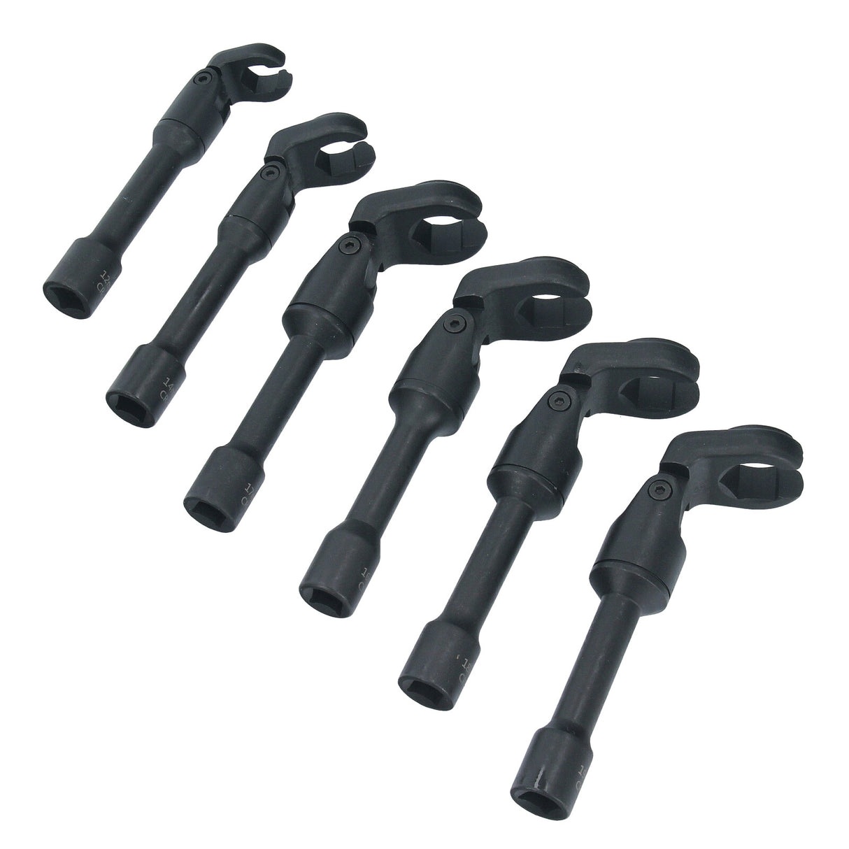 6 clés 3/8" 12-14-16-17-18-19 mm pour injecteurs diesel