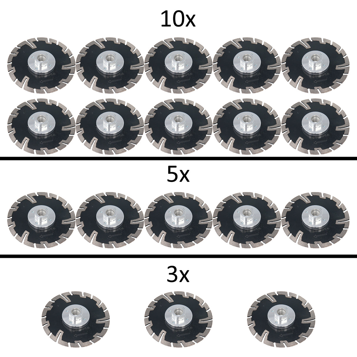 Disque à tronçonner diamanté 125 mm Disque à tronçonner diamanté avec bride M 14
