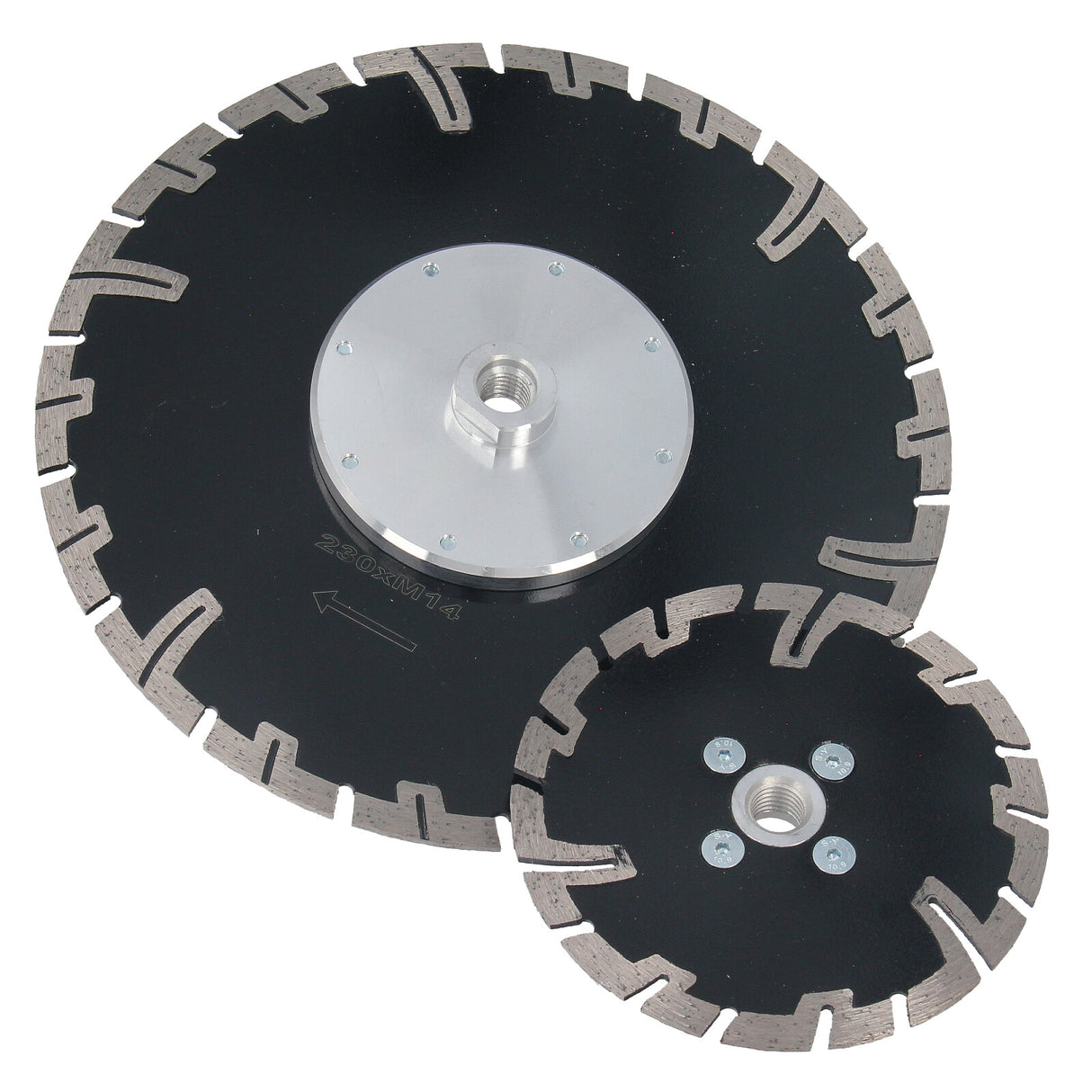 Disque à tronçonner diamanté 125/230 mm Disque à tronçonner diamanté avec bride M14