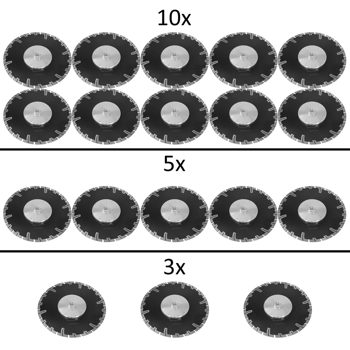 Disque à tronçonner diamanté 230 mm Disque à tronçonner diamanté avec bride M 14
