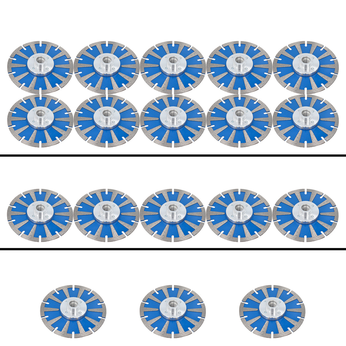 Disque à tronçonner diamanté 125 mm bride M14 pour granit, béton lavé, grès