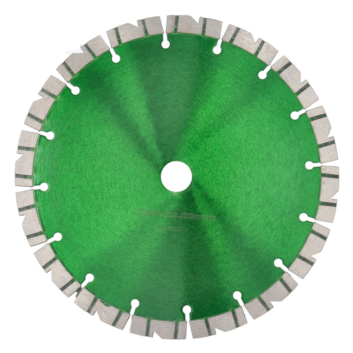 Disque à tronçonner diamanté GEPCO 230 mm pour béton armé granit pierre naturelle