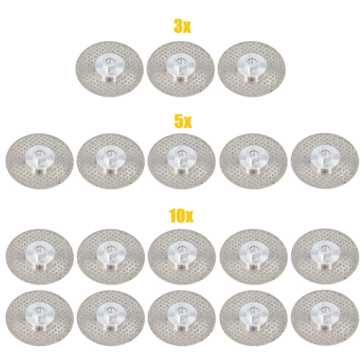 Disque à tronçonner diamanté professionnel 115 mm M14 pour pierre naturelle béton 3/5/10