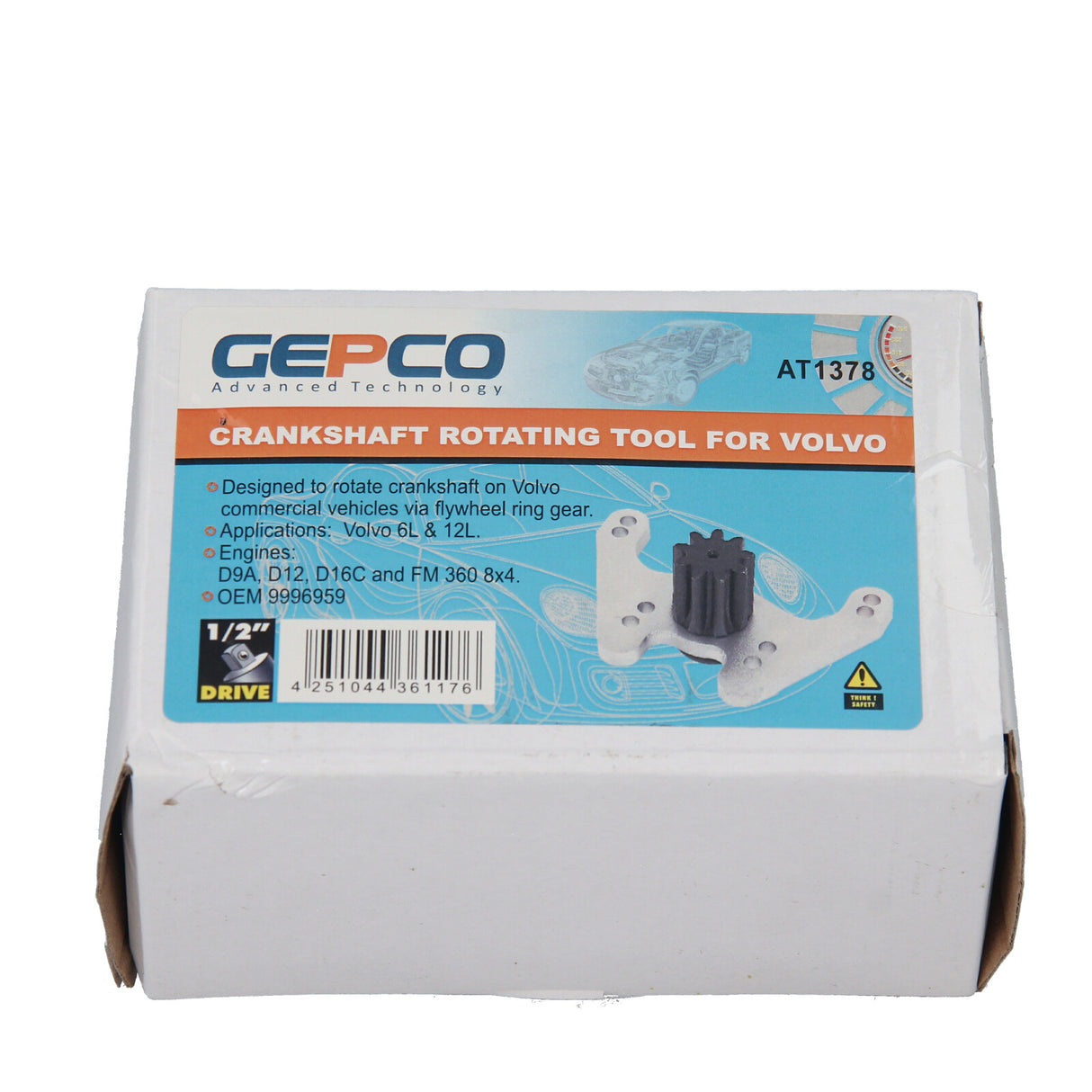 Outil de tournage de vilebrequin GEPCO pour moteurs Volvo 6 et 12 litres D9A D12 D16C