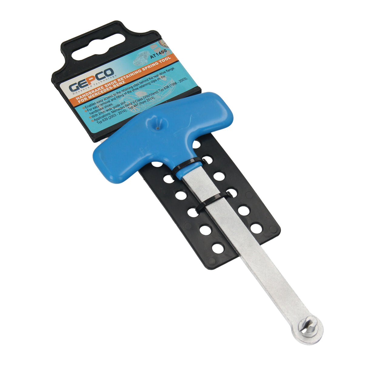 Outil de ressort de retenue de mâchoire de frein à main GEPCO pour Mercedes-Benz Classe V Vito Viano