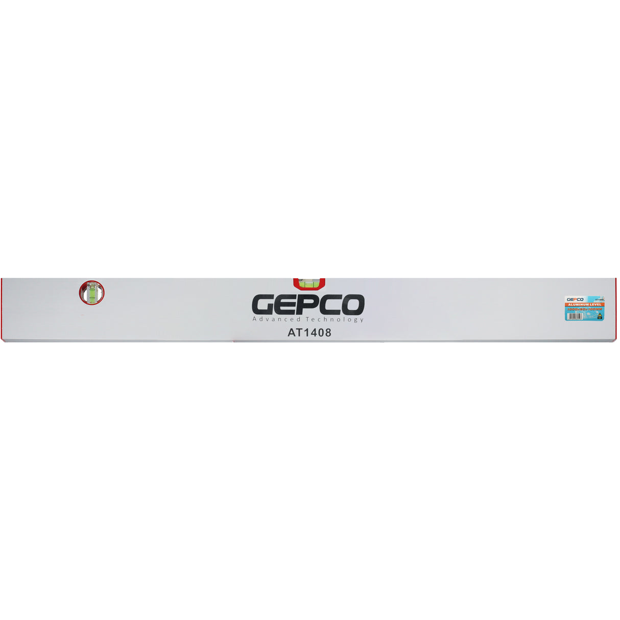 Règle GEPCO 60 - 200 cm barre de plâtrage en aluminium 2 fioles niveau à bulle