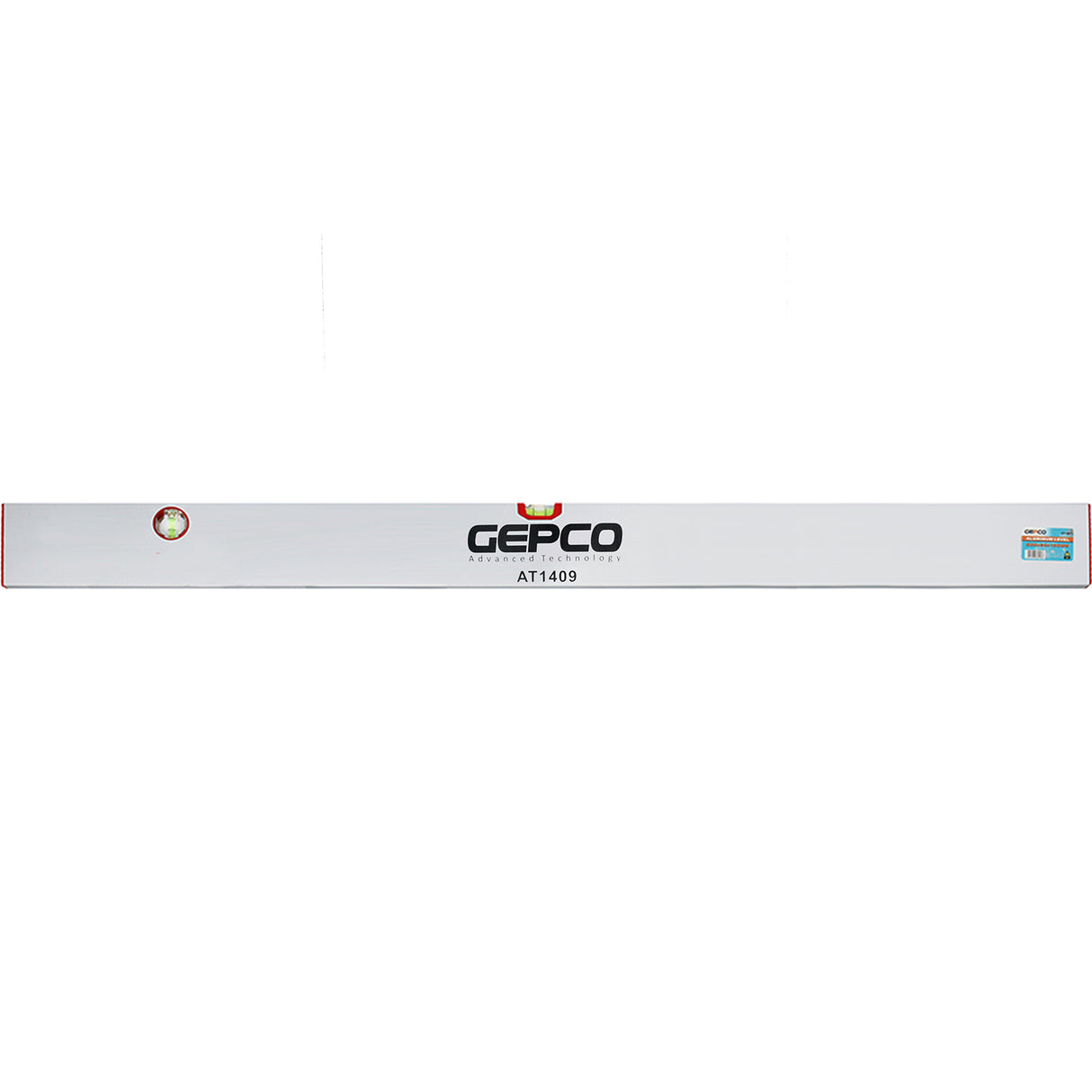 Règle GEPCO 60 - 200 cm barre de plâtrage en aluminium 2 fioles niveau à bulle