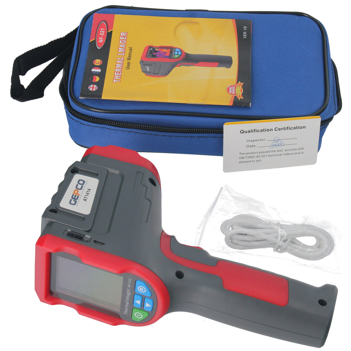 Caméra thermique infrarouge GEPCO IR -20 à 400°C 320x240 pixels 2,4" TFT LCD