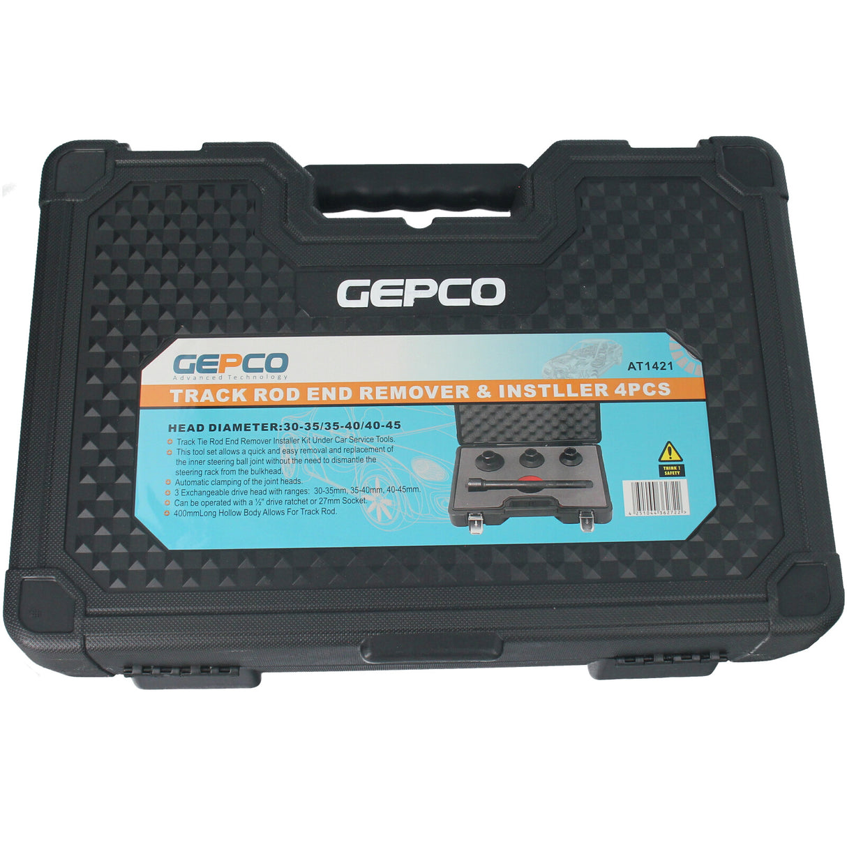 Extracteur d'outil de biellette de direction GEPCO 30-45 mm, joint axial de biellette de direction, joint à rotule, 4 pièces.