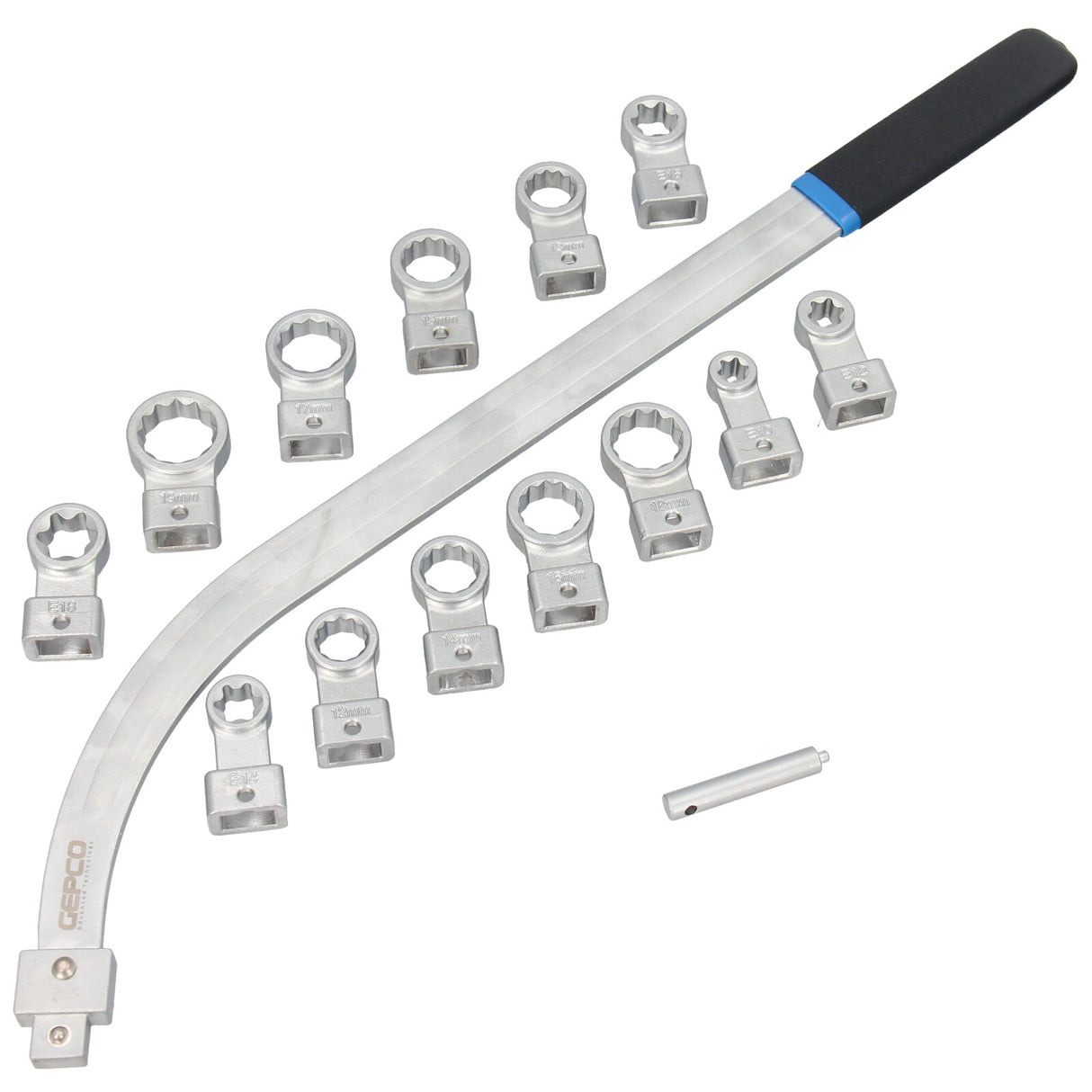 Jeu de clés pour tendeur de poulie, courroie trapézoïdale, courroie de distribution, outil de tension de courroie trapézoïdale striée