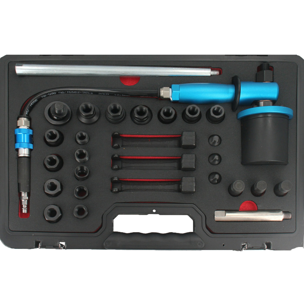 Pneumatischer Diesel Injektoren Auszieher Druckluft Einspritzdüsen 28-tlg. Satz