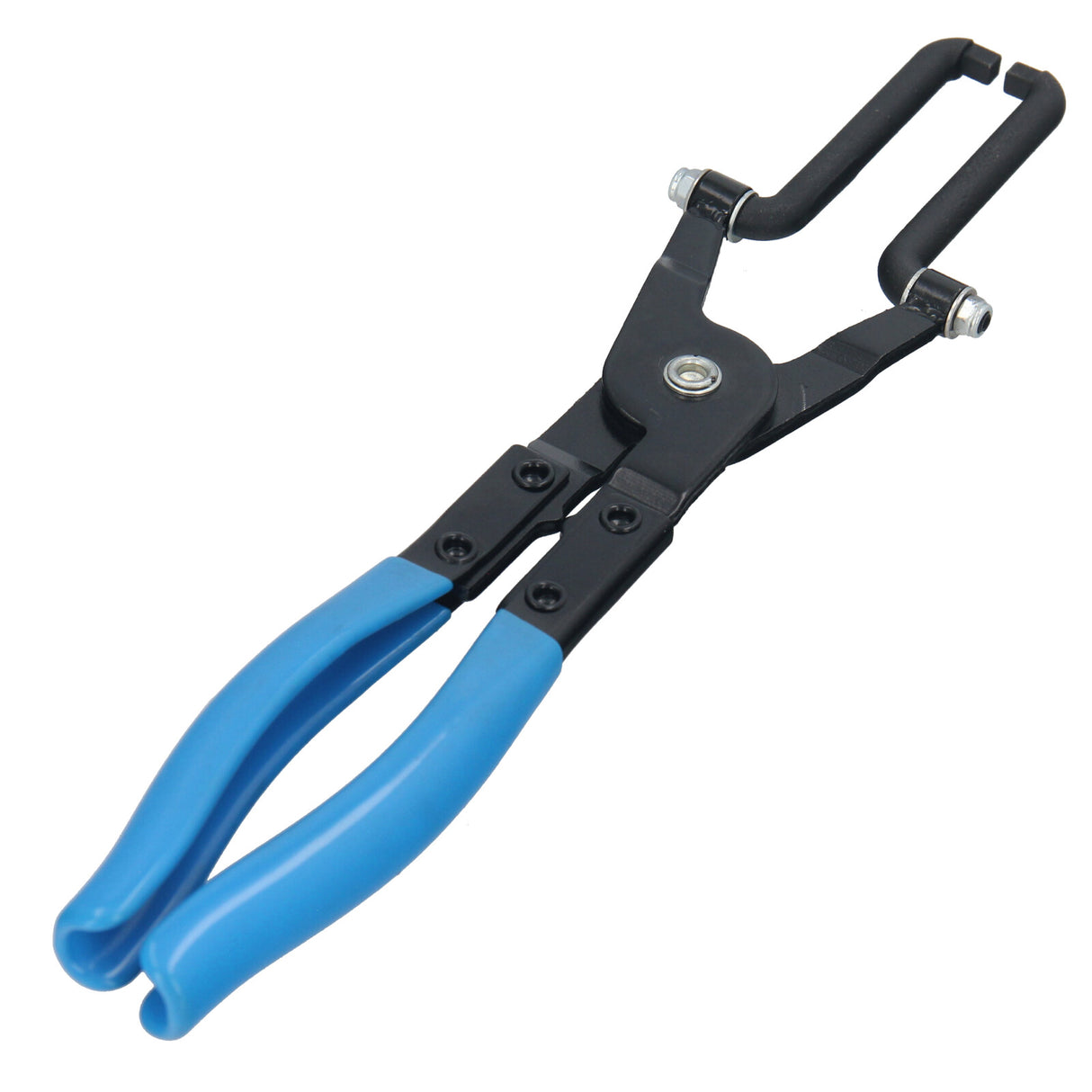 Kraftstoffleitungszange mit Schwenkbacken für VAG Fiat Mercedes-Benz Opel 270 mm