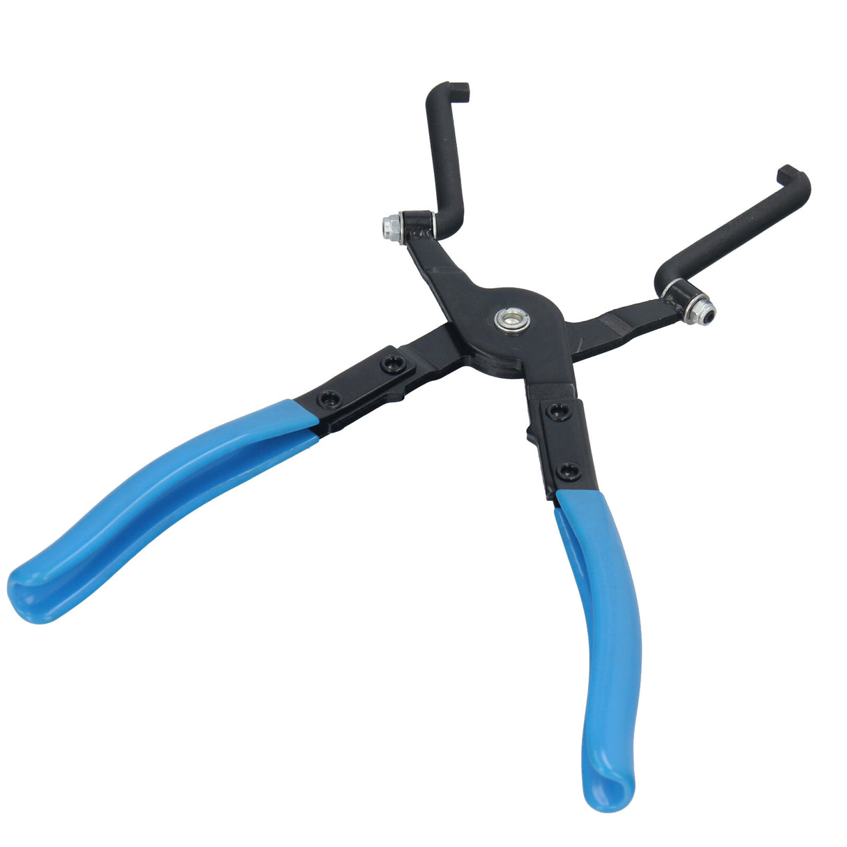 Kraftstoffleitungszange mit Schwenkbacken für VAG Fiat Mercedes-Benz Opel 270 mm