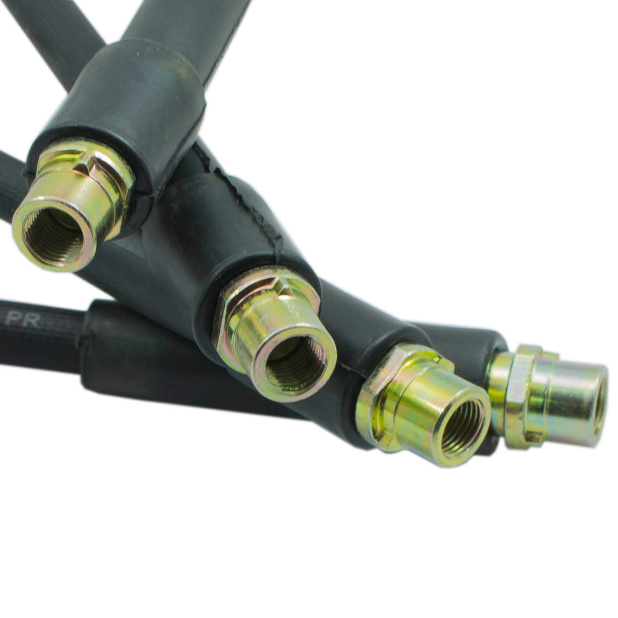 4 x TUYAU DE FREIN TUYAU DE FREIN ENSEMBLE COMPLET AVANT ESSIEU AVANT GAUCHE + DROIT