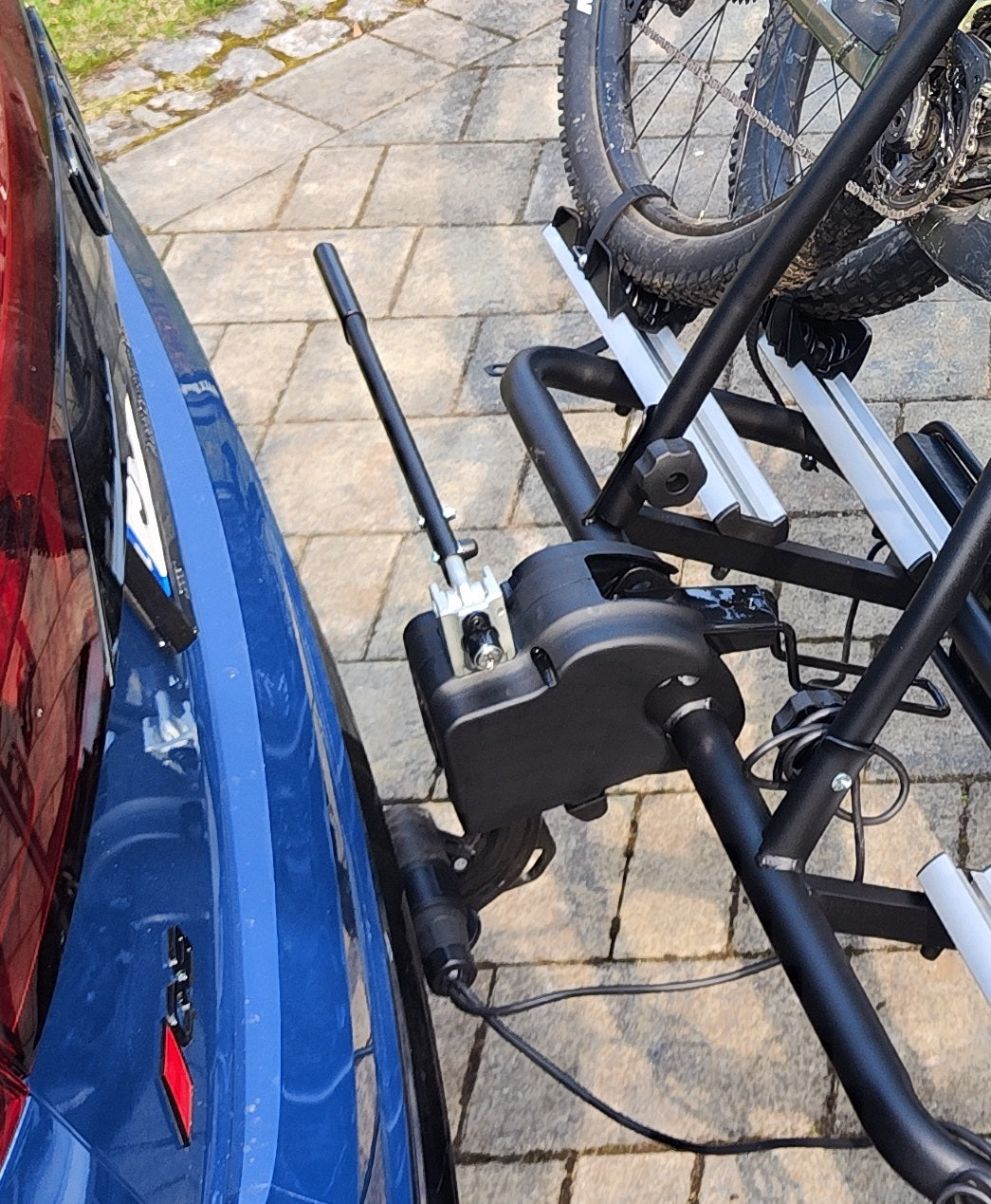 Porte-vélos GEPCO pour 2 vélos porte-vélos arrière attelage de remorque pliable 30 kg