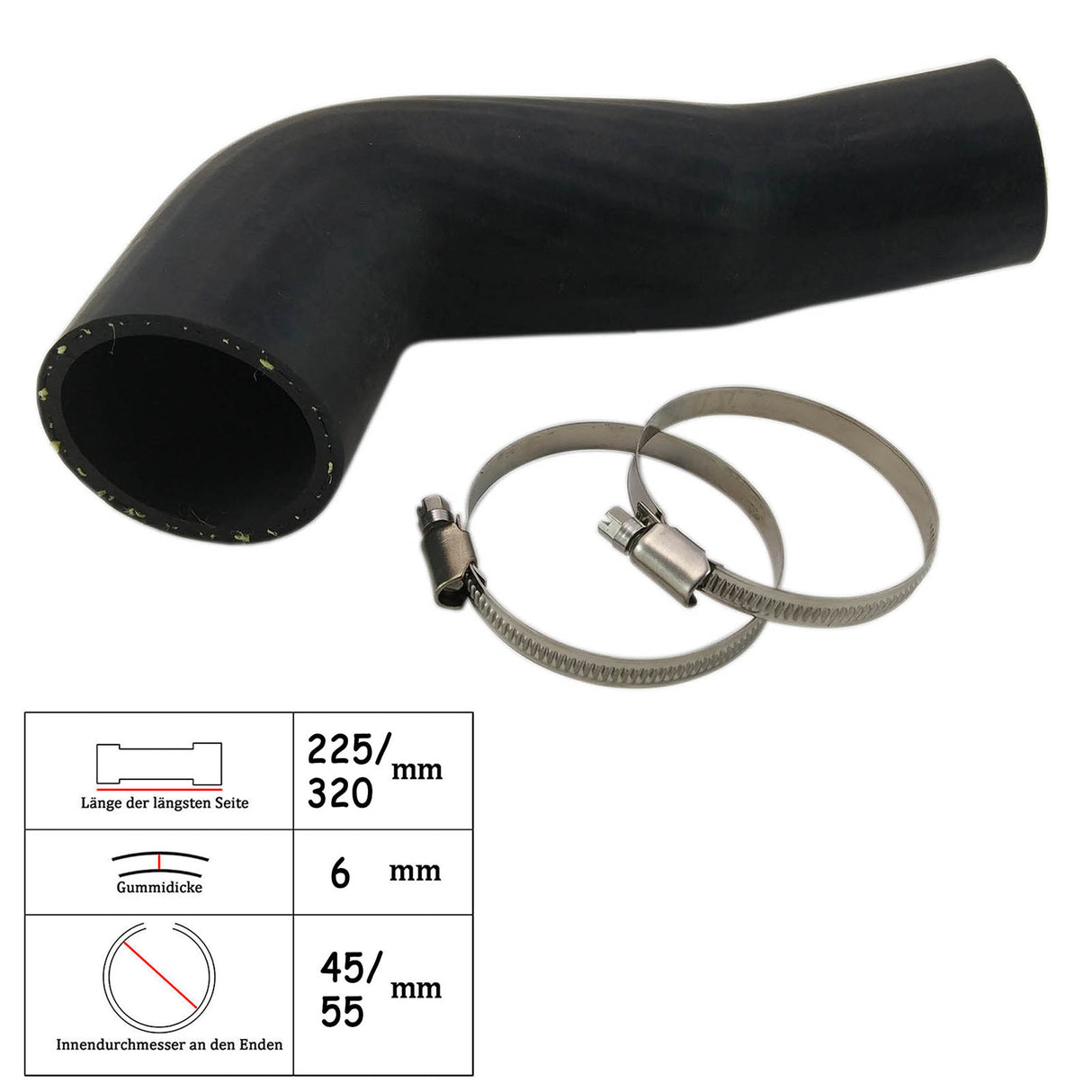 Tuyau de turbocompresseur Tuyau d'air de suralimentation Volvo S60 S80 XC70 Cross Country 2.4 D5 AWD