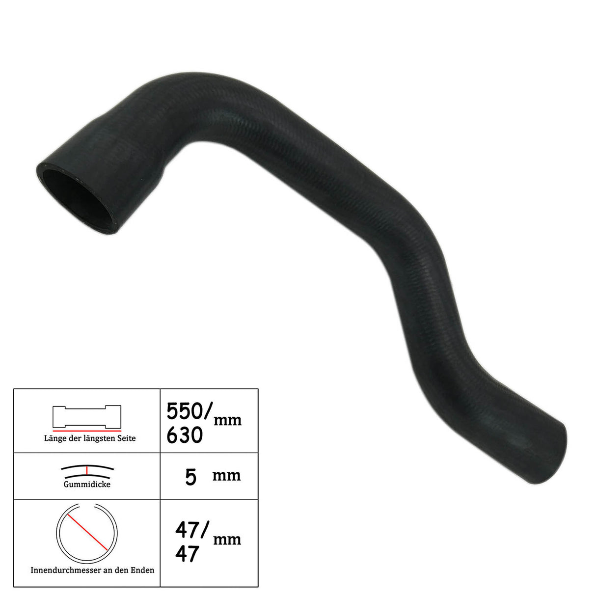 Tuyau de turbocompresseur Tuyau de refroidisseur intermédiaire Jeep Liberty Cherokee 2.5 CRD 2.8 CRD