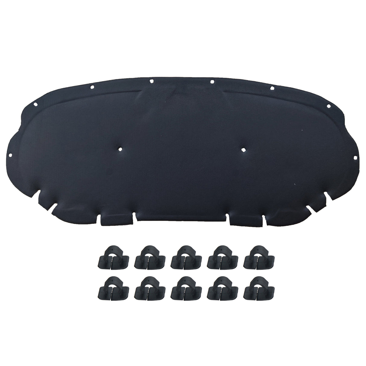 Tapis isolant de capot GEPCO pour Skoda Fabia III (New Jersey) avec clips à partir de 2014