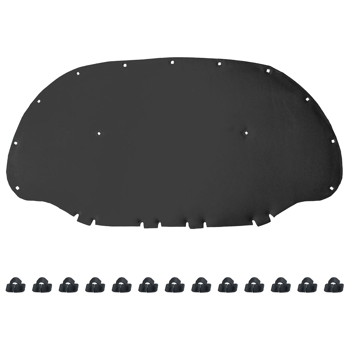 Tapis isolant de capot GEPCO pour Skoda Octavia III 5E 2012-2020 avec clips