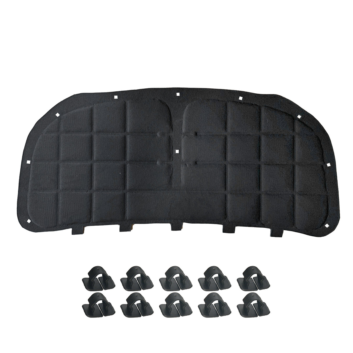 Tapis isolant de capot GEPCO avec clips pour VW Touran 1T3 Caddy 2K 2C 10-15