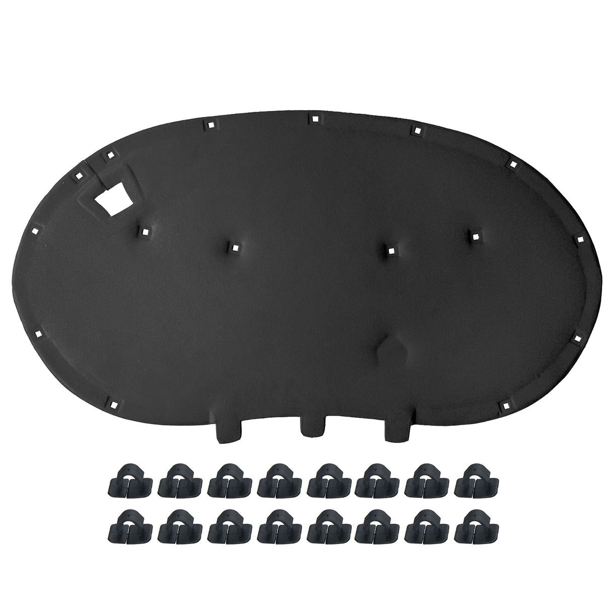 Tapis isolant de capot GEPCO pour VW PASSAT B7 2010-2015 avec clips