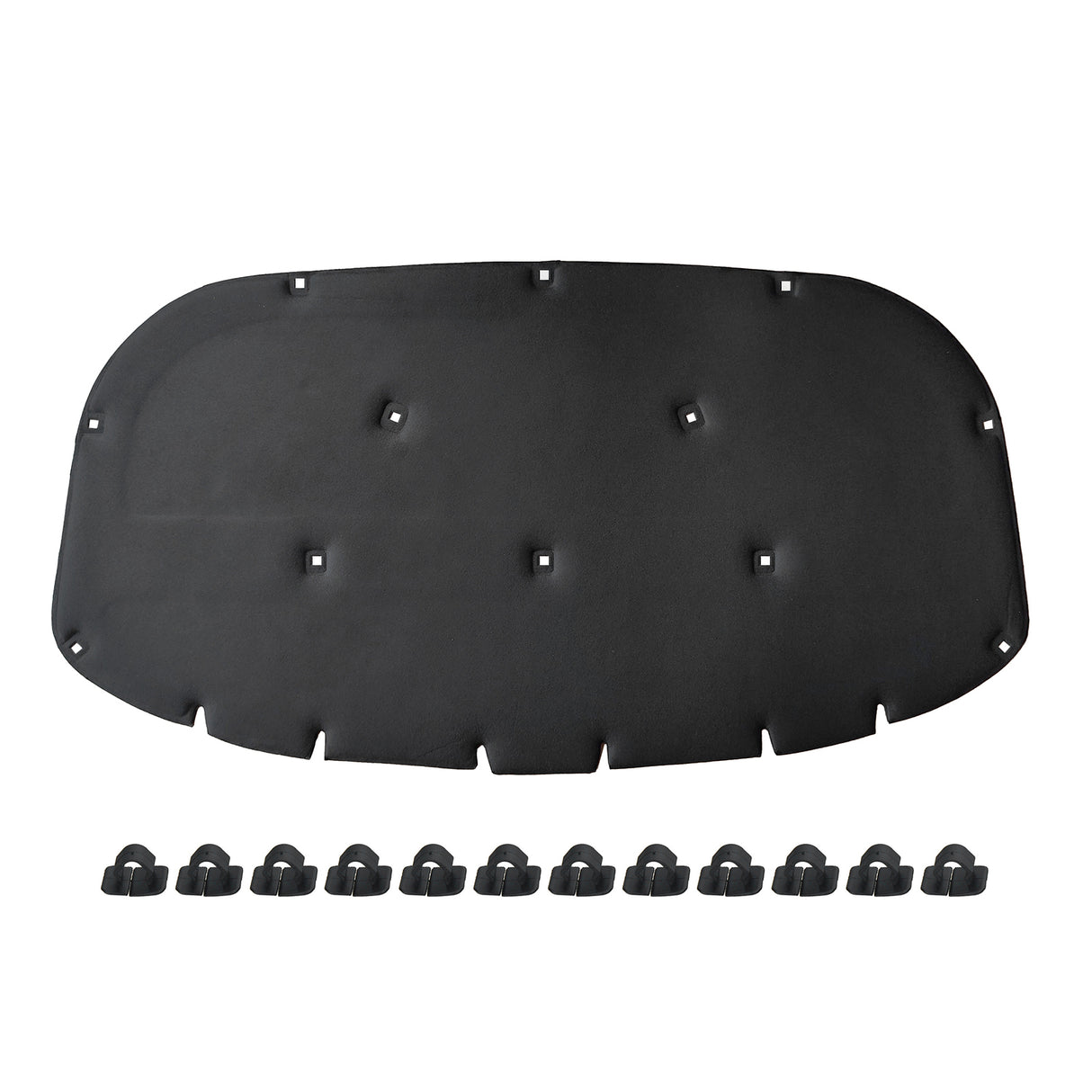 Tapis isolant de capot GEPCO pour VW TOUAREG II (12010-2017) avec clips