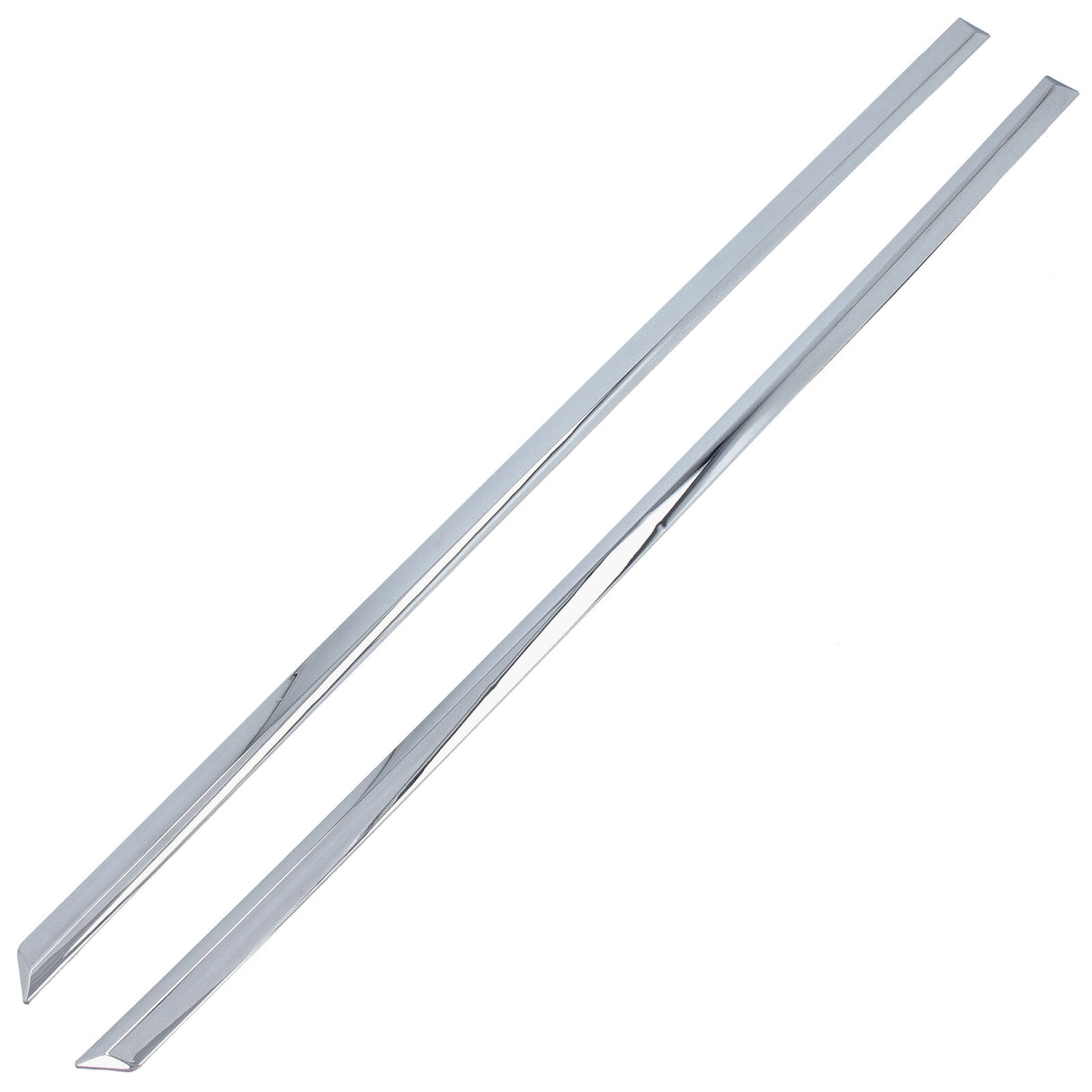 GEPCO ZIERLEISTEN Satz für VW Passat B6, TÜRLEISTEN Vorne Hinten Links Rechts, 2005-2011, Edelstahl-Chrom