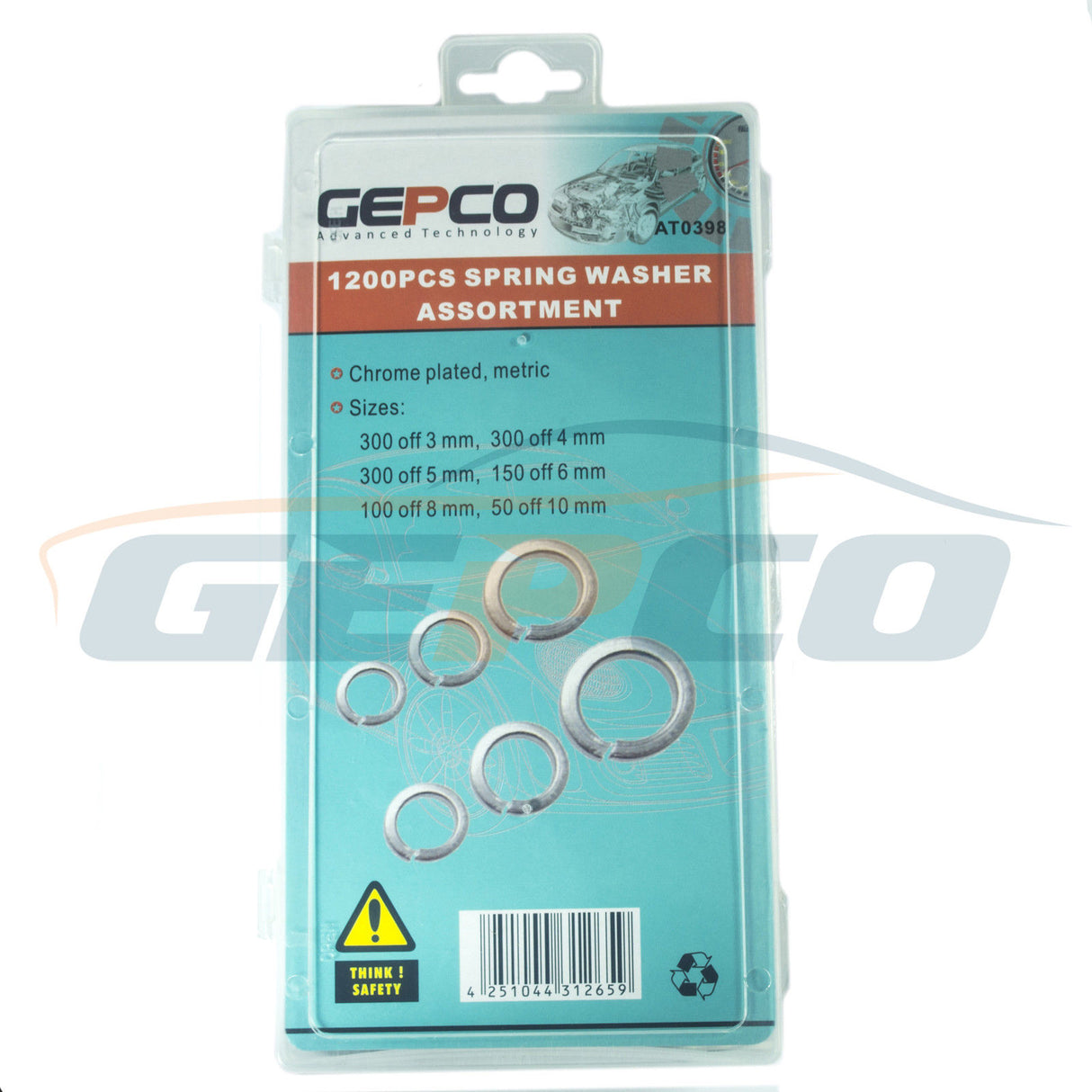 Assortiment de 1 200 anneaux à ressort M4-M12, anneaux fendus, anneaux de pliage, rondelles à ressort, bagues de verrouillage, rondelles dentées, assortiment de vis de verrouillage, rondelles de corps de boîte