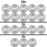 Disque à tronçonner diamanté Disque diamanté pour meuleuse d'angle Diamètre 125 mm - Universel - Turbo