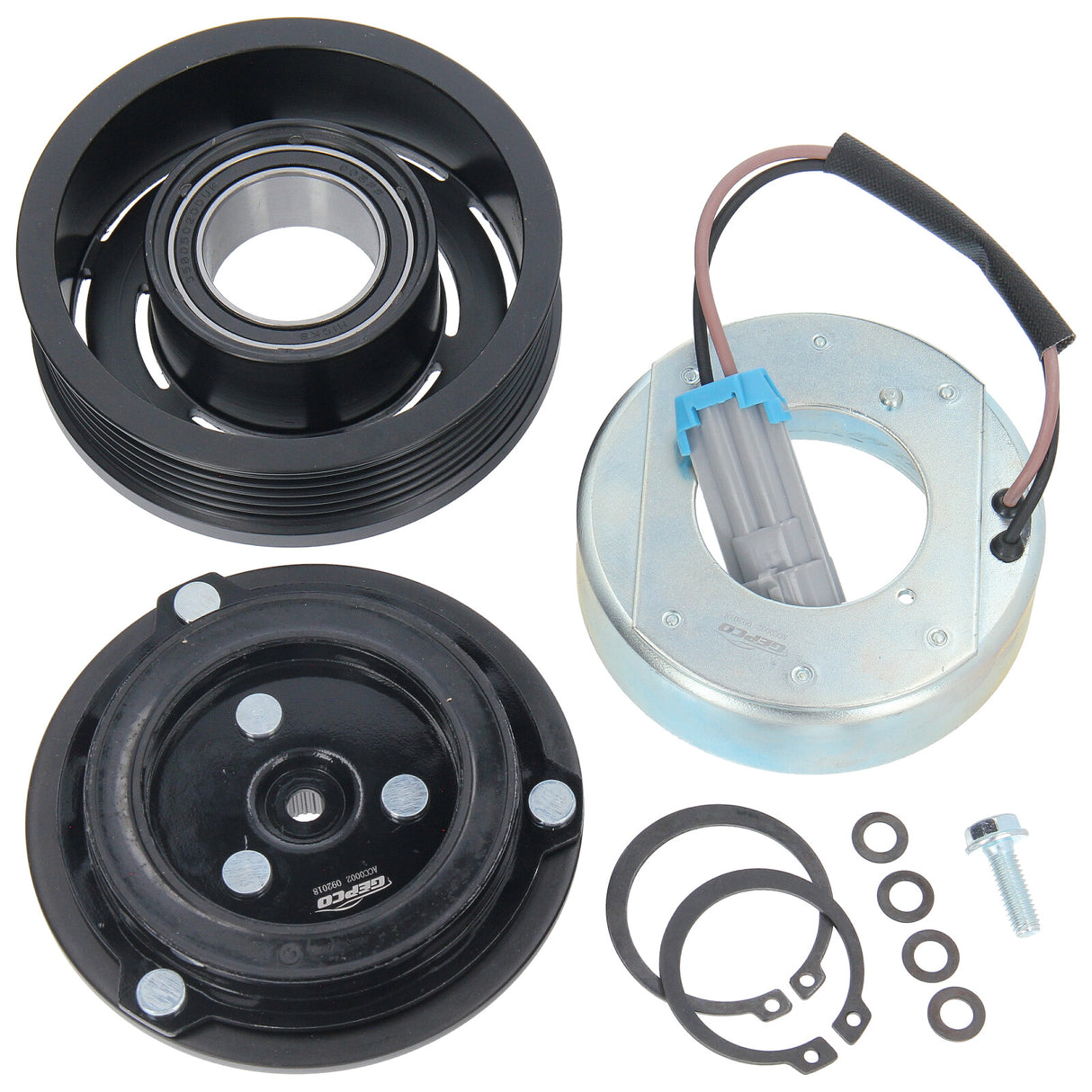 Poulie d'embrayage magnétique de compresseur de climatisation bobine magnétique Opel Astra H Zafira B