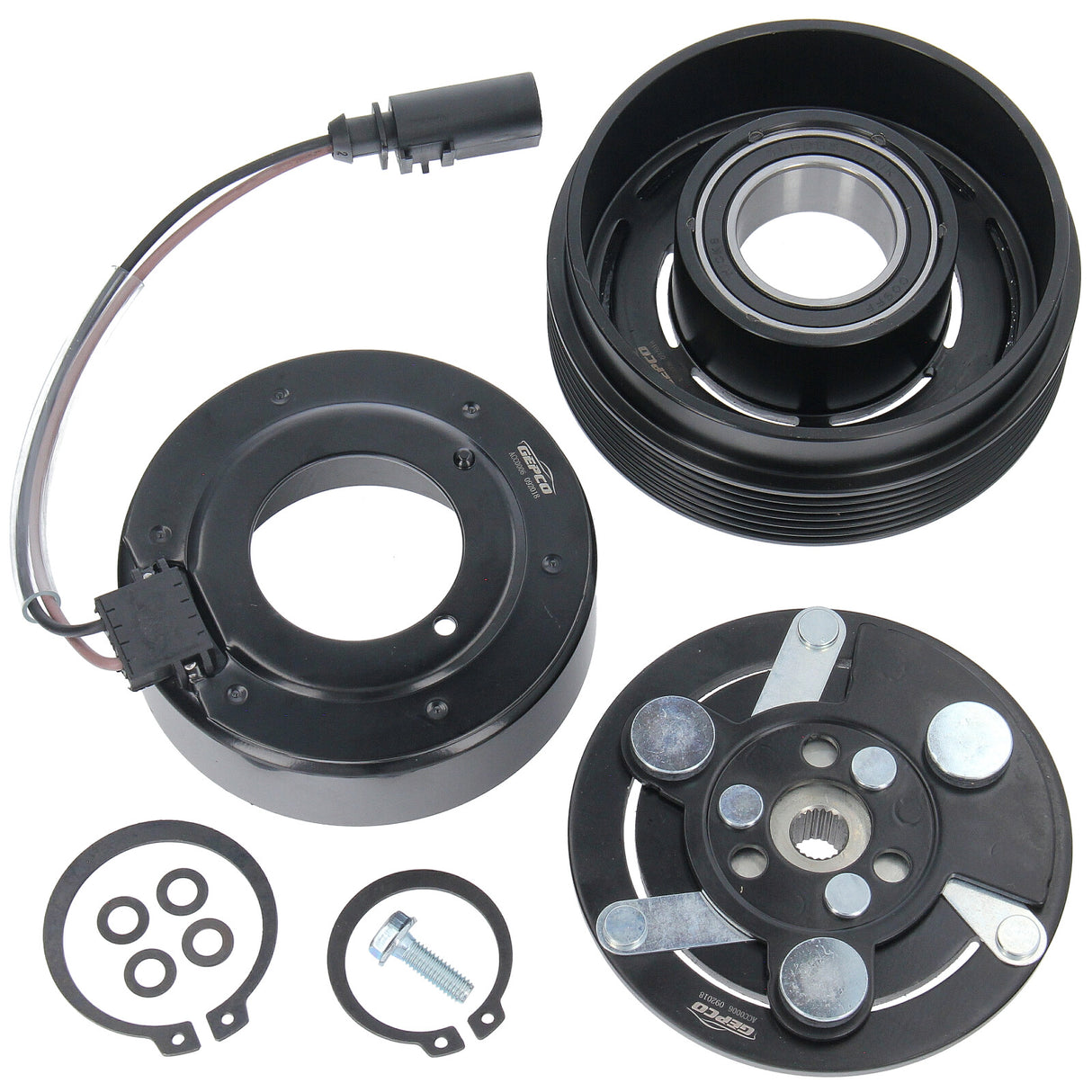 Poulie d'embrayage magnétique pour compresseur de climatisation GEPCO, bobine magnétique pour Audi, Ford, Seat, Skoda, VW 