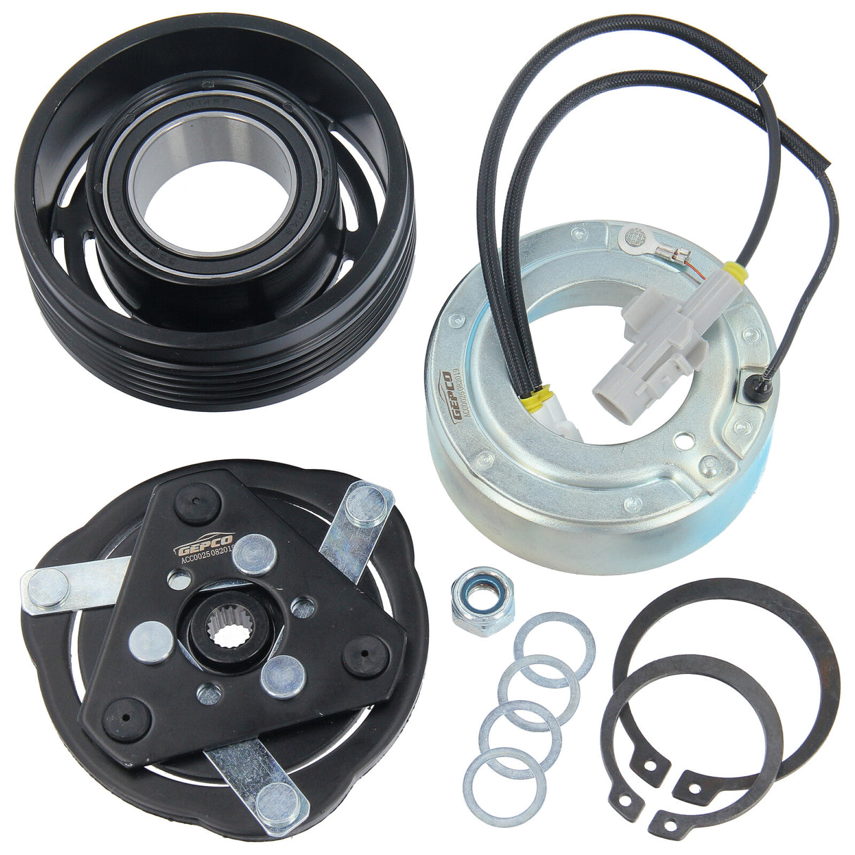 Poulie d'embrayage magnétique pour compresseur de climatisation, bobine magnétique pour Suzuki III Swift SX4 GY