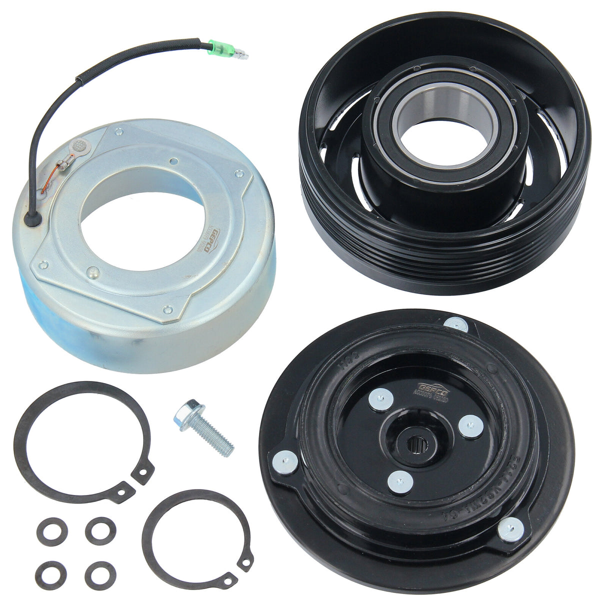 Embrayage magnétique de compresseur de climatisation pour BMW E46 X3 E83 X5 E53 E70 X6 E71 E72 110 mm