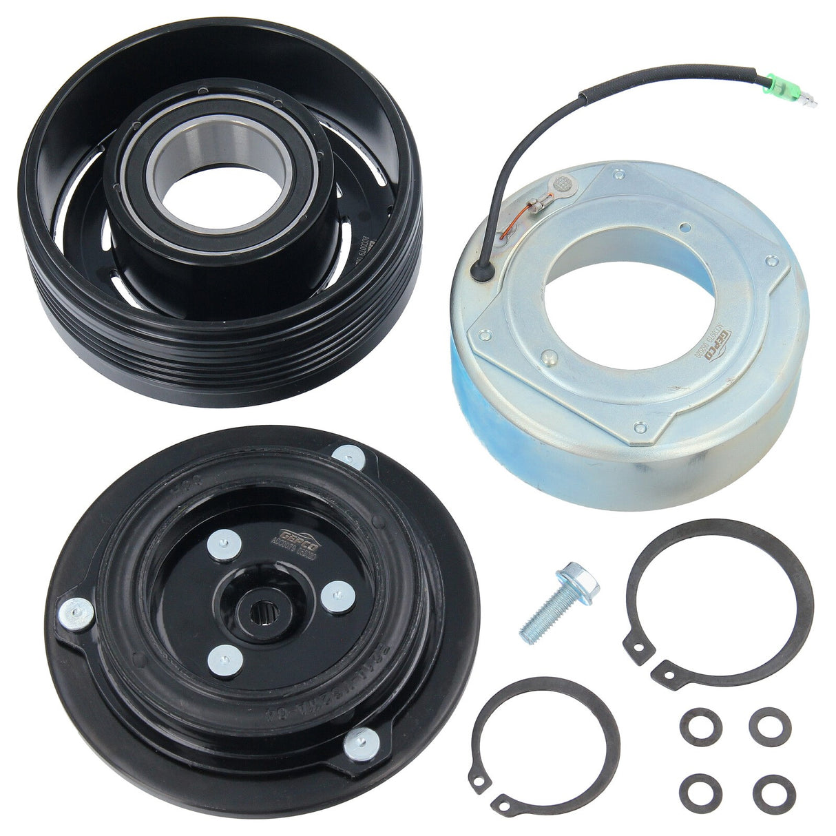 Embrayage magnétique de compresseur de climatisation pour BMW E46 X3 E83 X5 E53 E70 X6 E71 E72 110 mm