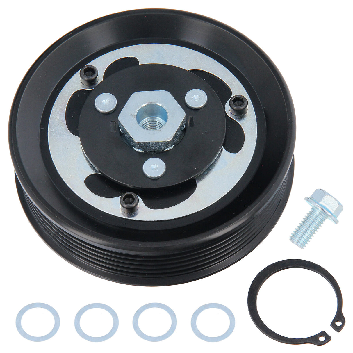 Embrayage magnétique de compresseur de climatisation pour VW Golf Jetta Passat Audi A3 Q3 TT Seat Skoda