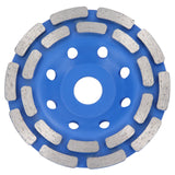 Disque de meulage diamanté 3/5/10 à double rangée pour meule à béton Ø 125 mm
