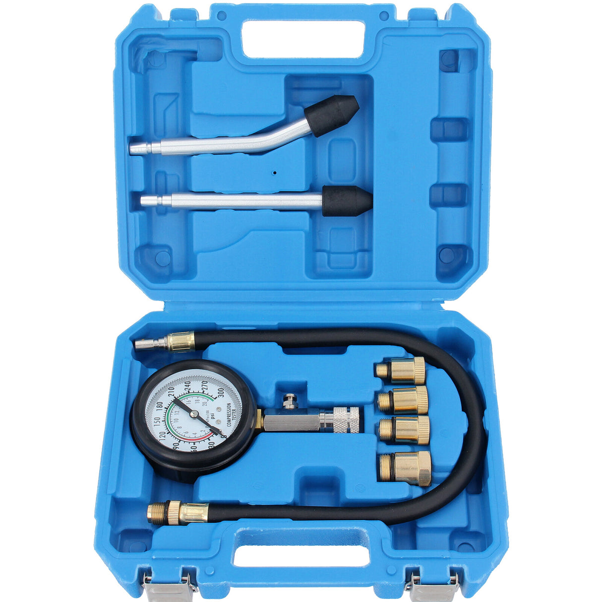 Ensemble de 8 testeurs de compression et de jauges de compression pour moteurs à essence
