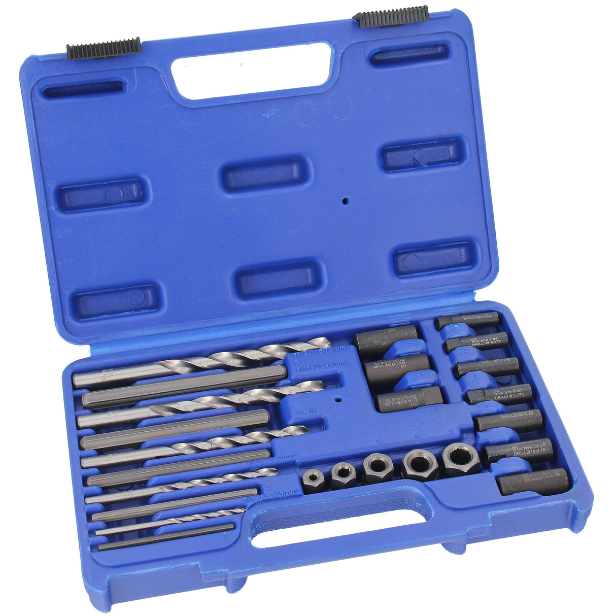 Coffret d'extracteurs de vis, 25 pièces. Extracteur de boulons, kit d'extraction spécial pour retirer les vis.
