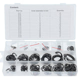 Assortiment de 300 circlips internes Ø3-32 mm + jeu de pinces de verrouillage