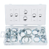 Assortiment de 26 colliers de serrage pour tuyaux, 16 à 40 mm