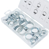 Assortiment de 26 colliers de serrage pour tuyaux, 16 à 40 mm